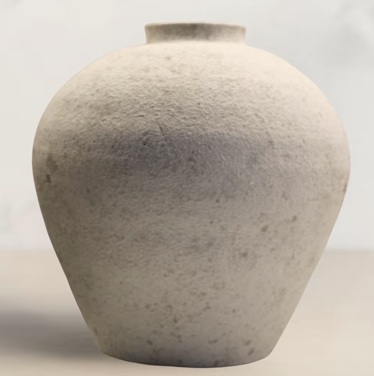 Beige decorative vase