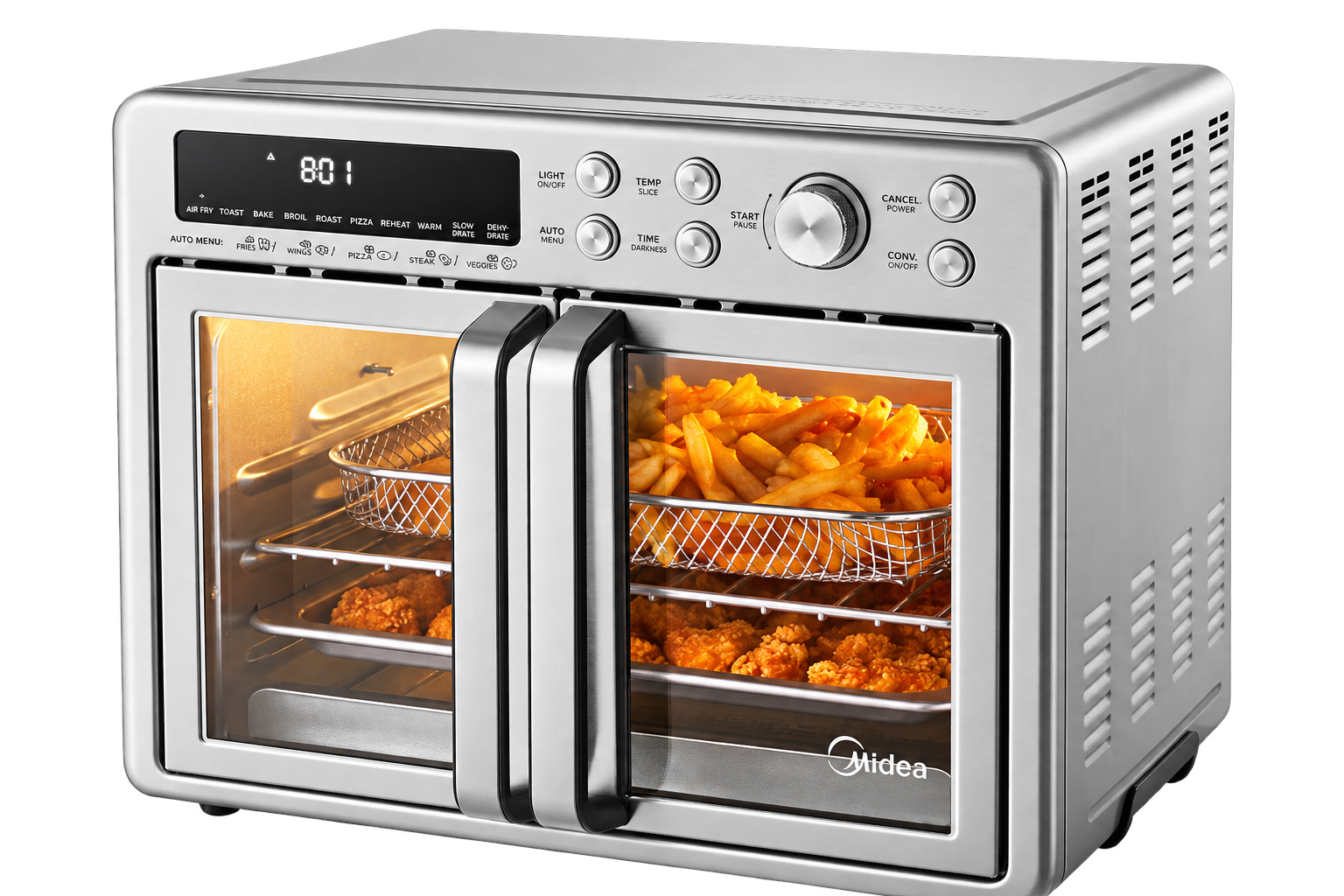 Stainless steel air fryer oven