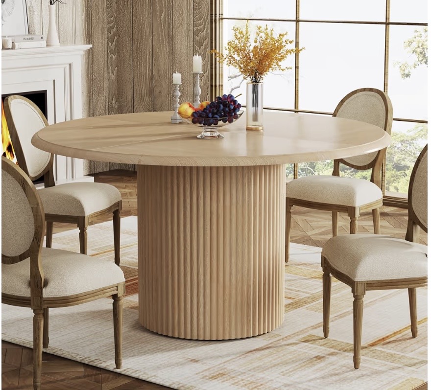 Round dining table